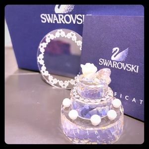 Swarovski crystal wedding cake